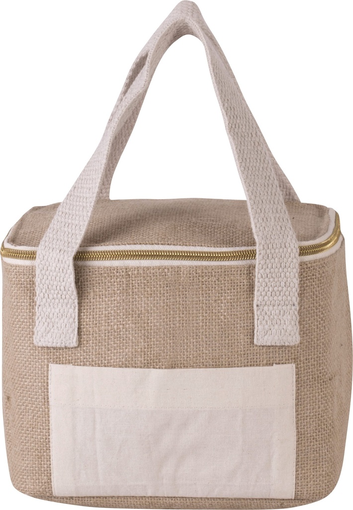 [KI0352-Natural-OneSize] KI0352 - Sac isotherme en jute - petit modèle - Natural