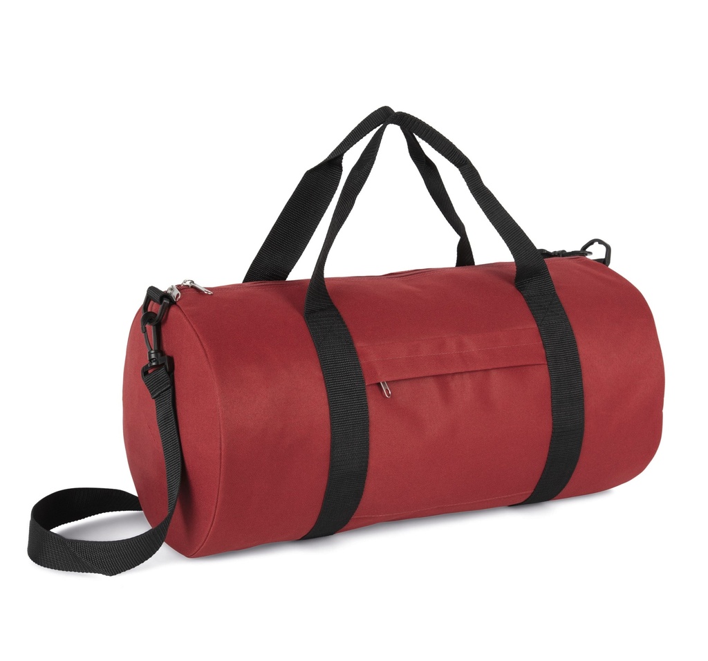 [KI0655-FlamingoPink-OneSize] KI0655 - Sac tubulaire recyclé avec poche frontale - FlamingoPink