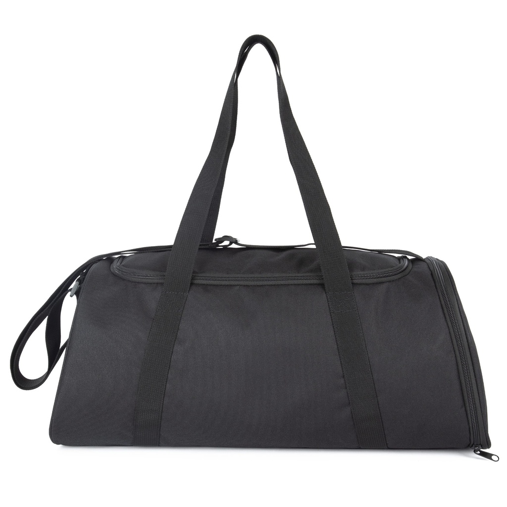 [KI0658-Orange_Finegrey-OneSize] KI0658 - Sac de sport avec compartiment pour chaussures - Orange_Finegrey
