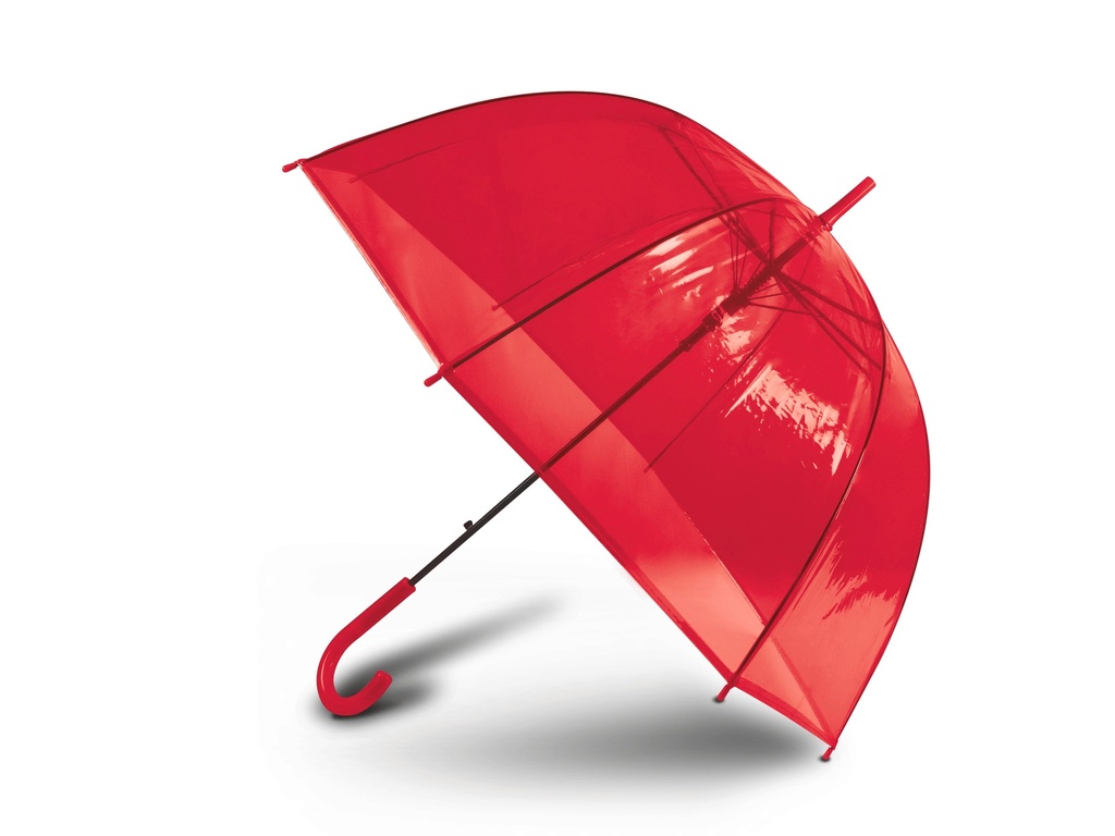 [KI2024-Red-OneSize] KI2024 - Parapluie transparent - Red