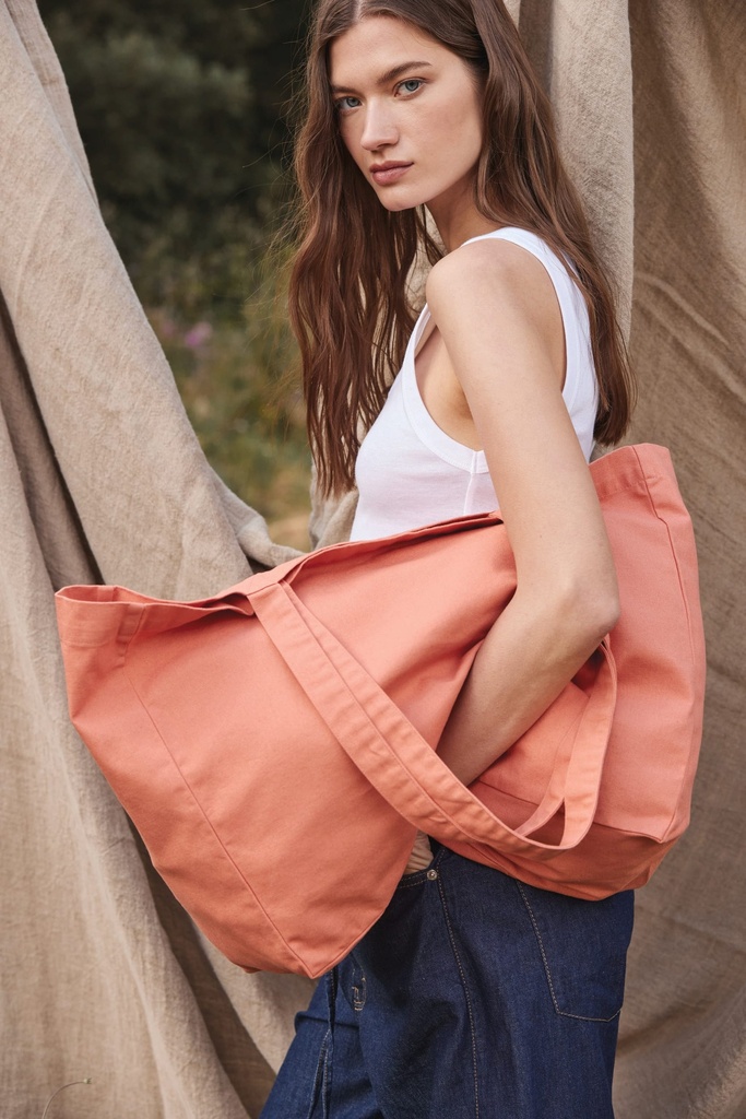 [KI3212-WashedNatural-OneSize] KI3212 - Sac shopping - WashedNatural