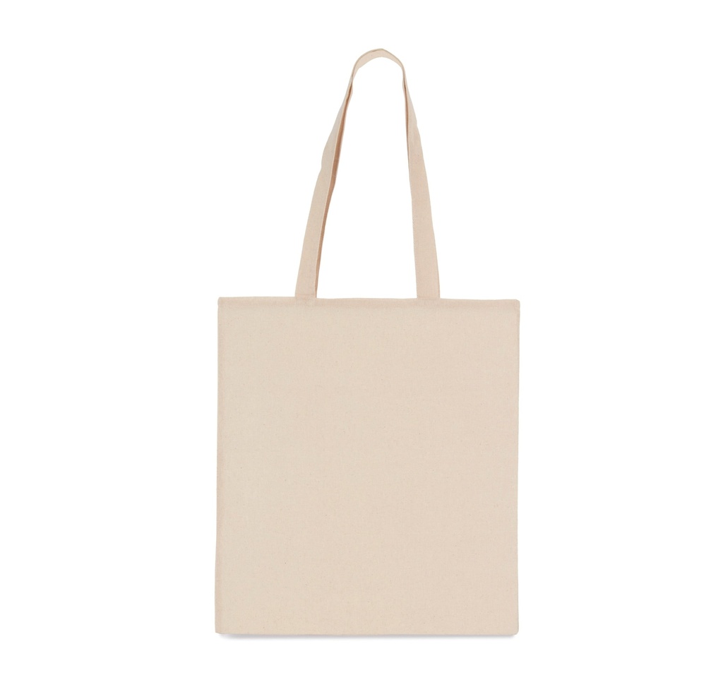 [KI3223-Natural-OneSize] KI3223 - Sac shopping avec longues anses - Natural