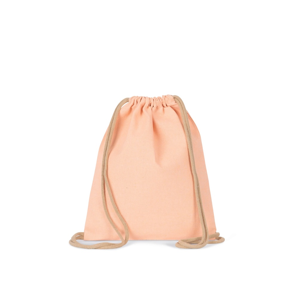 [KI5103-DeepWater-OneSize] KI5103 - Petit sac à dos recyclé à cordon coulissant - Taille enfant - DeepWater