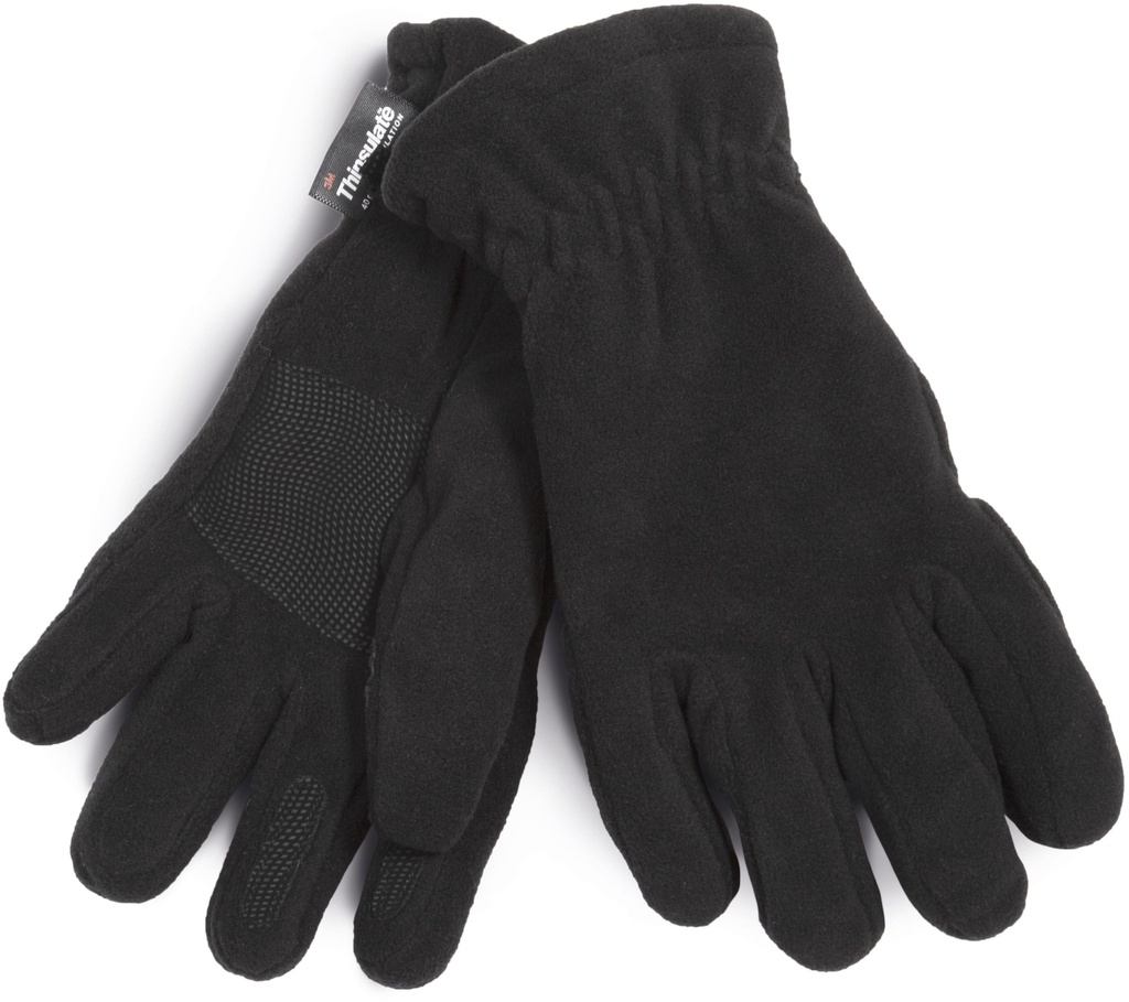 KP427 - Gants Thinsulate en polaire - Black