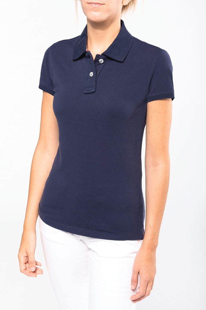 [KV2201-VintageRed-XS] KV2201 - Polo manches courtes femme - VintageRed (XS)