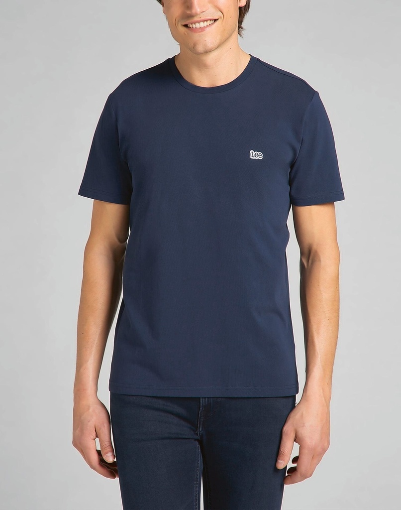 L60U - T-shirt Patch Logo Lee - Navy