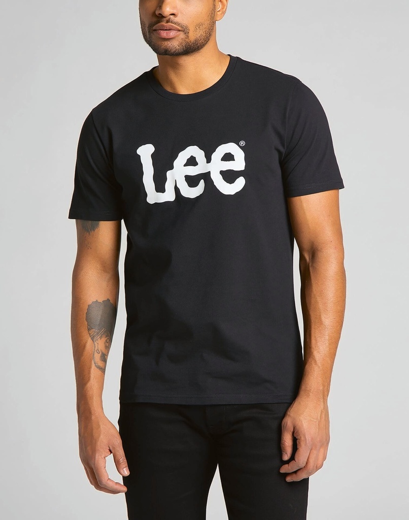 L65 - T-shirt Logo Lee  - Black