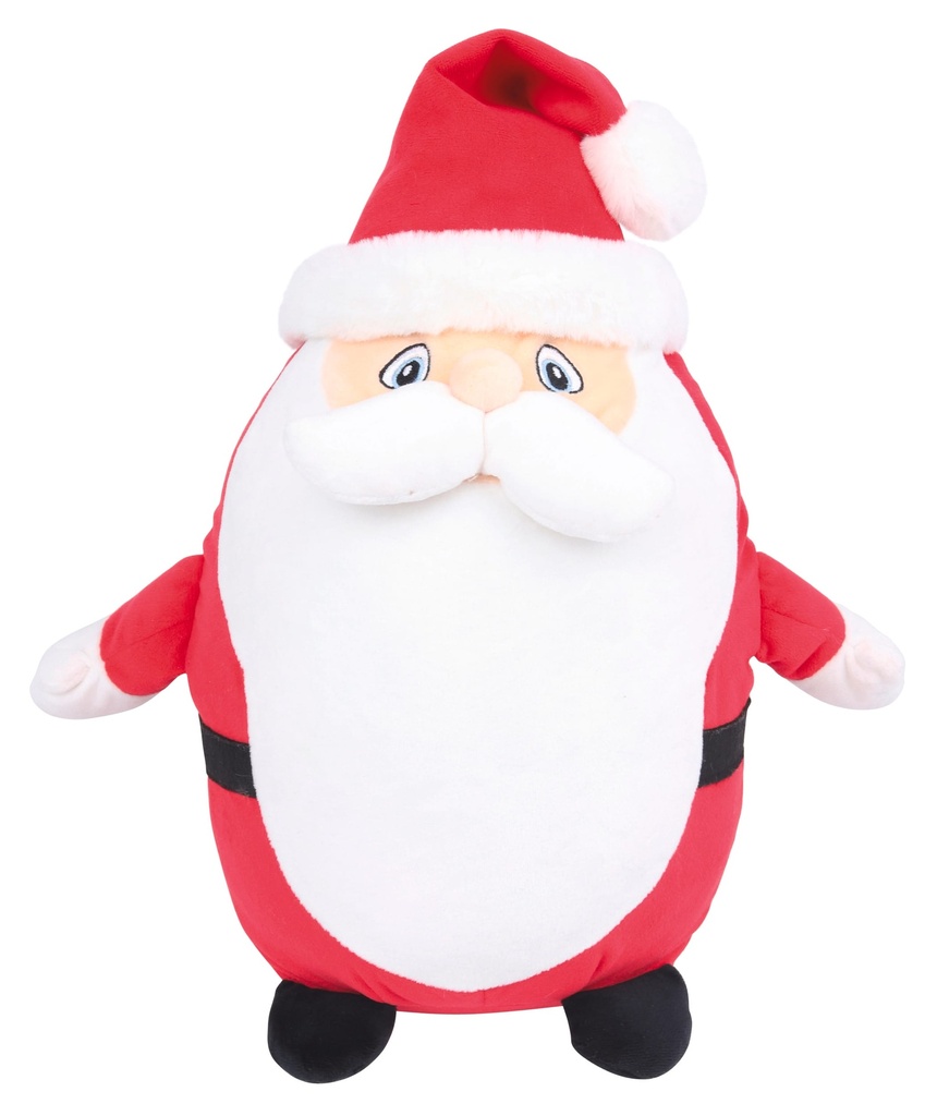 [MM563-Red-OneSize] MM563 - Peluche zippée Père Noël  - Red