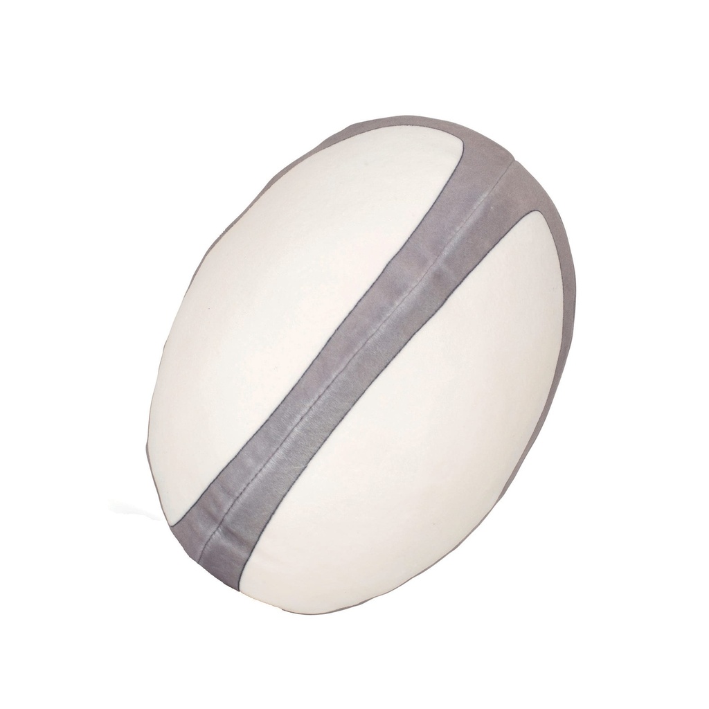 MM584 - Ballon de rugby zippé - White/Grey