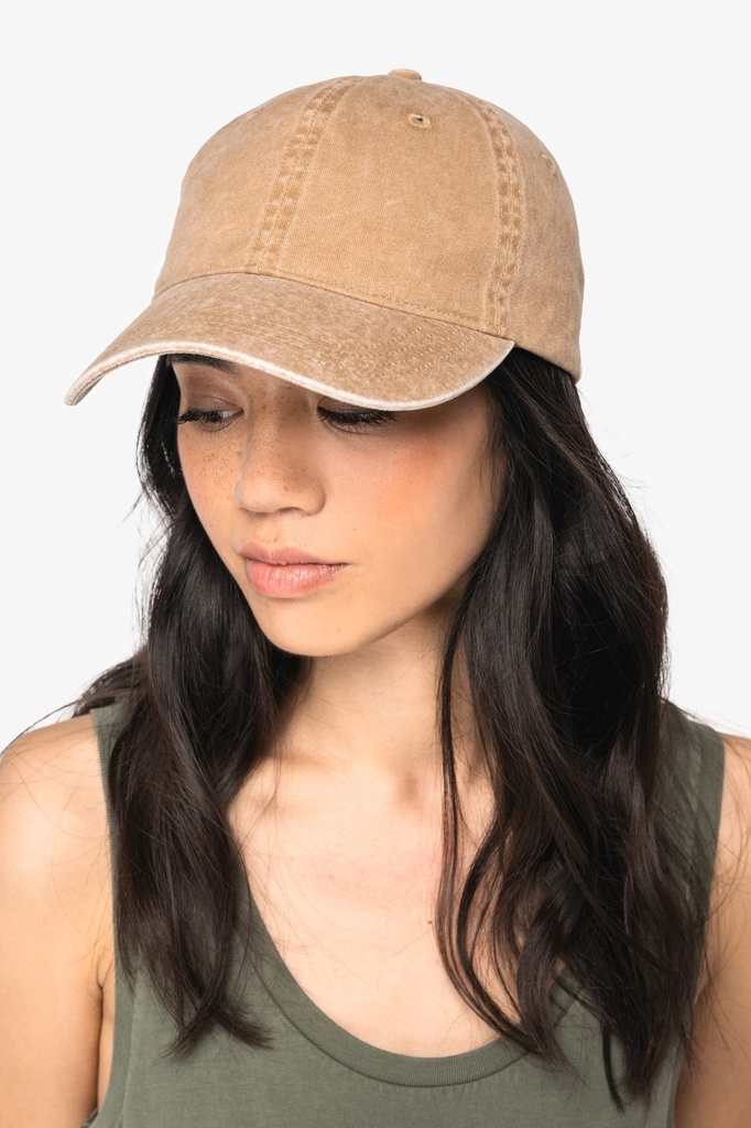 [NS040-WashedBrookGreen-OneSize] NS040 - Casquette écoresponsable délavée unisexe - WashedBrookGreen