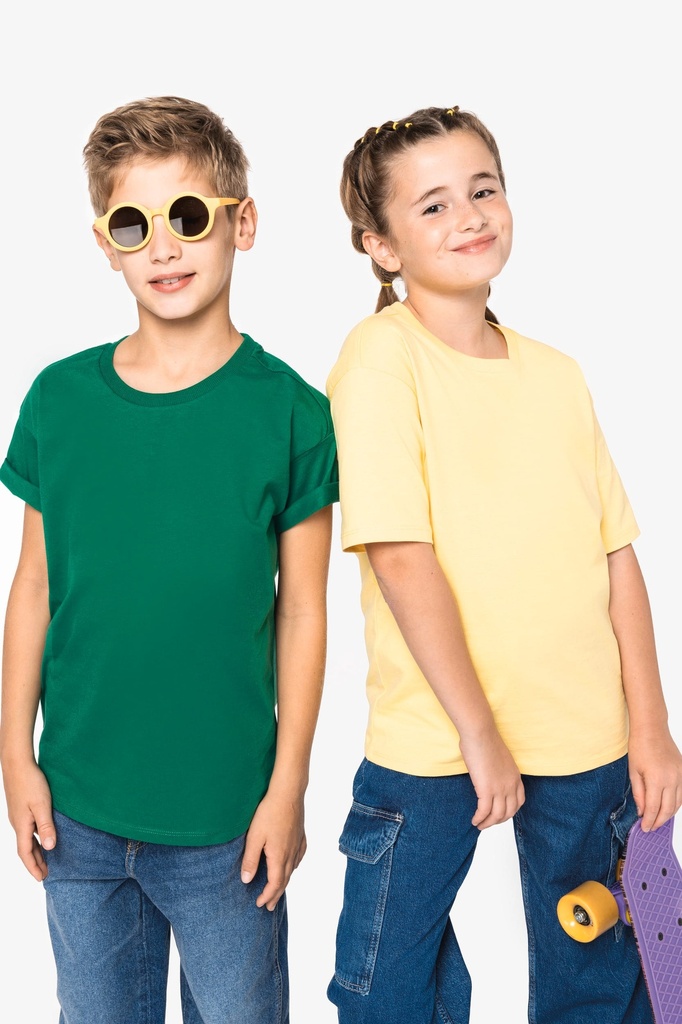 [NS306-Greenfield-12/14ans] NS306 - T-shirt écoresponsable oversize enfant - Greenfield (12/14 ANS)