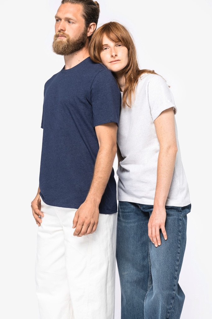 [NS310-RecycledAnthraciteHeather-2XS] NS310 - T-shirt écoresponsable recyclé unisexe - RecycledAnthraciteHeather (2XS)
