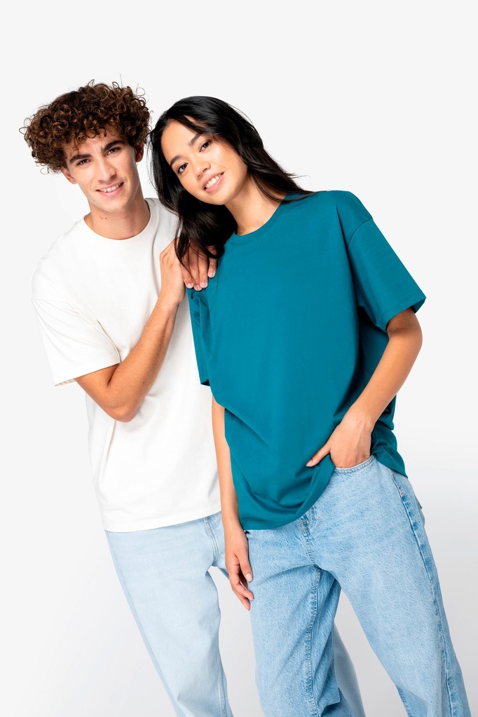 [NS330-Black-2XS] NS330 - T-shirt écoresponsable à épaules tombantes unisexe - Black (2XS)