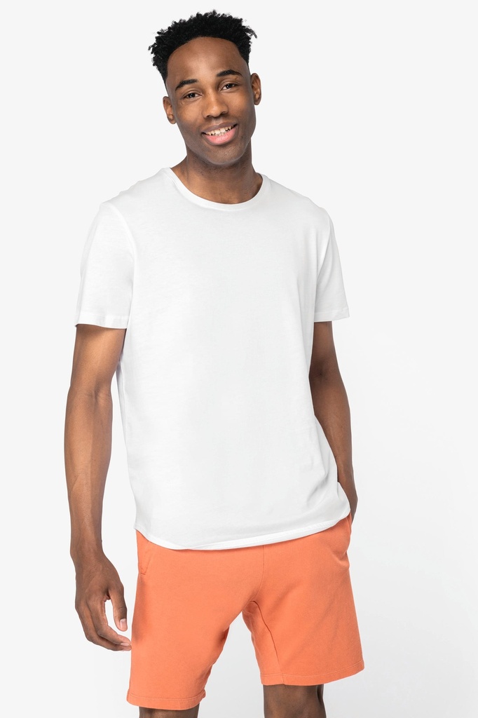 [NS331-NavyBlue-XS] NS331 - T-shirt écoresponsable bas arrondi homme - NavyBlue (XS)