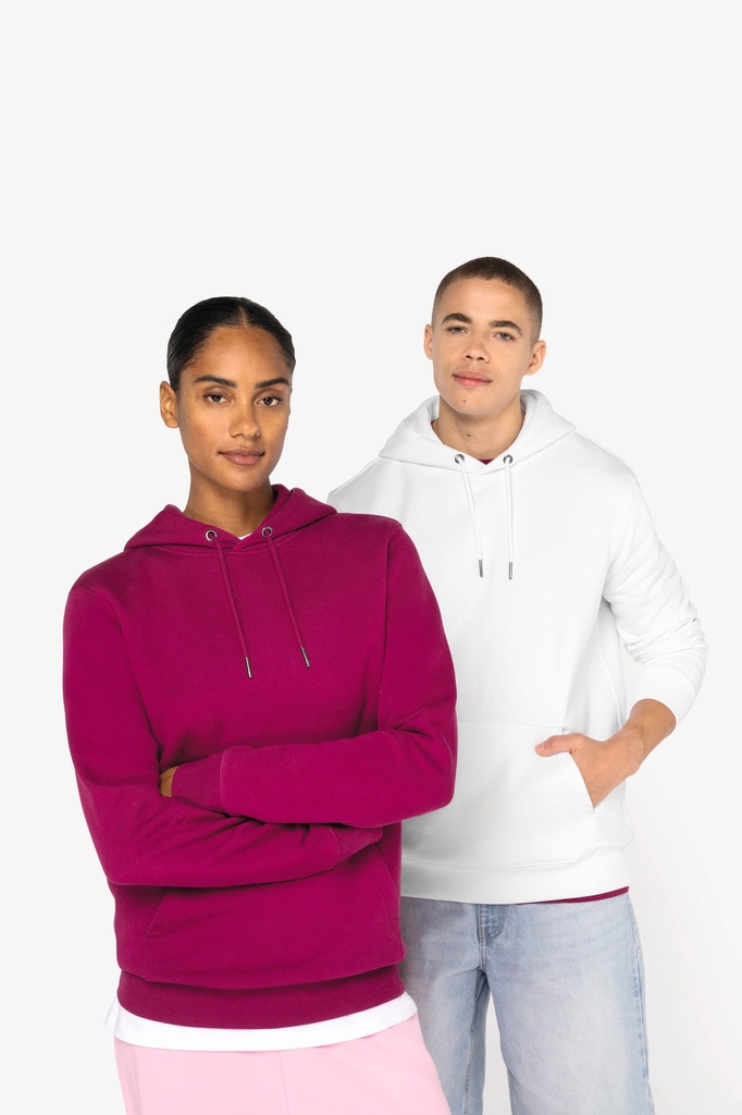 [NS401-RawNatural-2XS] NS401 - Sweat-shirt écoresponsable à capuche unisexe - RawNatural (2XS)