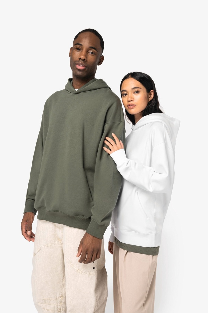[NS408-JadeGreen-2XS] NS408 - Sweat-shirt écoresponsable à capuche oversize unisexe  - JadeGreen (2XS)