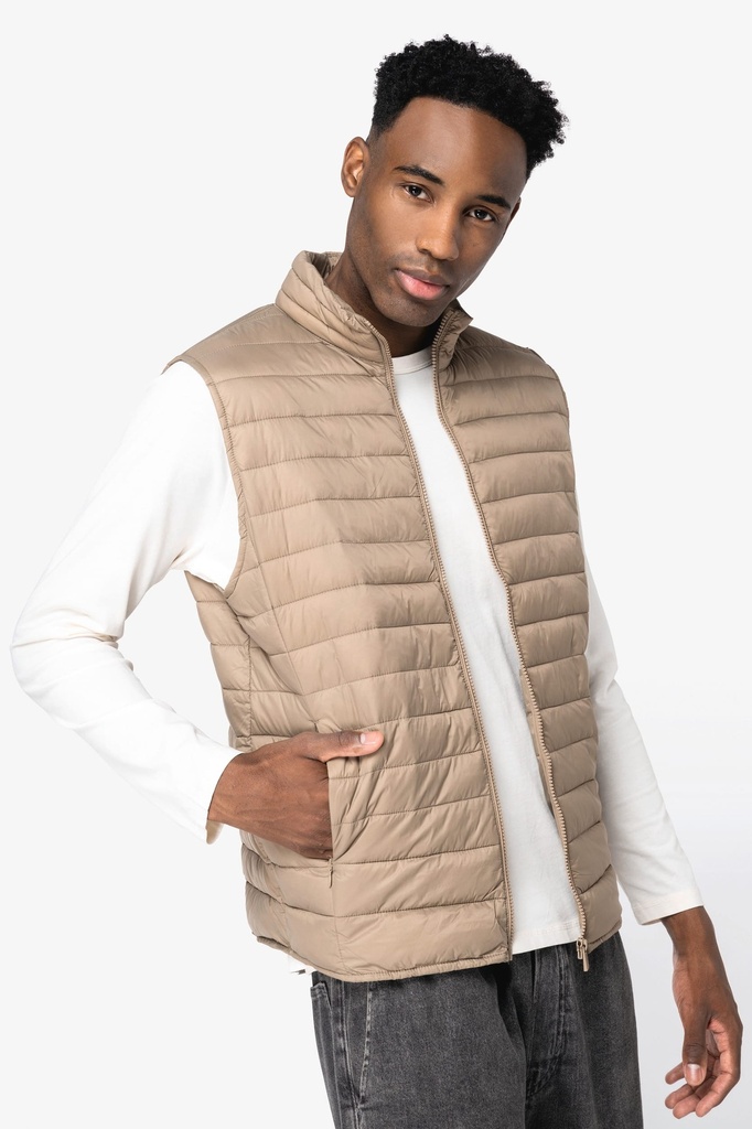 [NS6005-HibiscusRed-S] NS6005 - Bodywarmer écoresponsable léger homme - HibiscusRed (S)