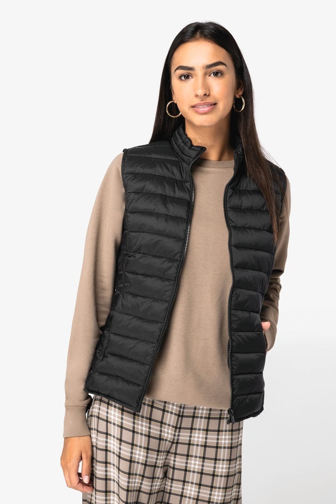 [NS6006-MineralGrey-XS] NS6006 - Bodywarmer écoresponsable léger femme  - MineralGrey (XS)