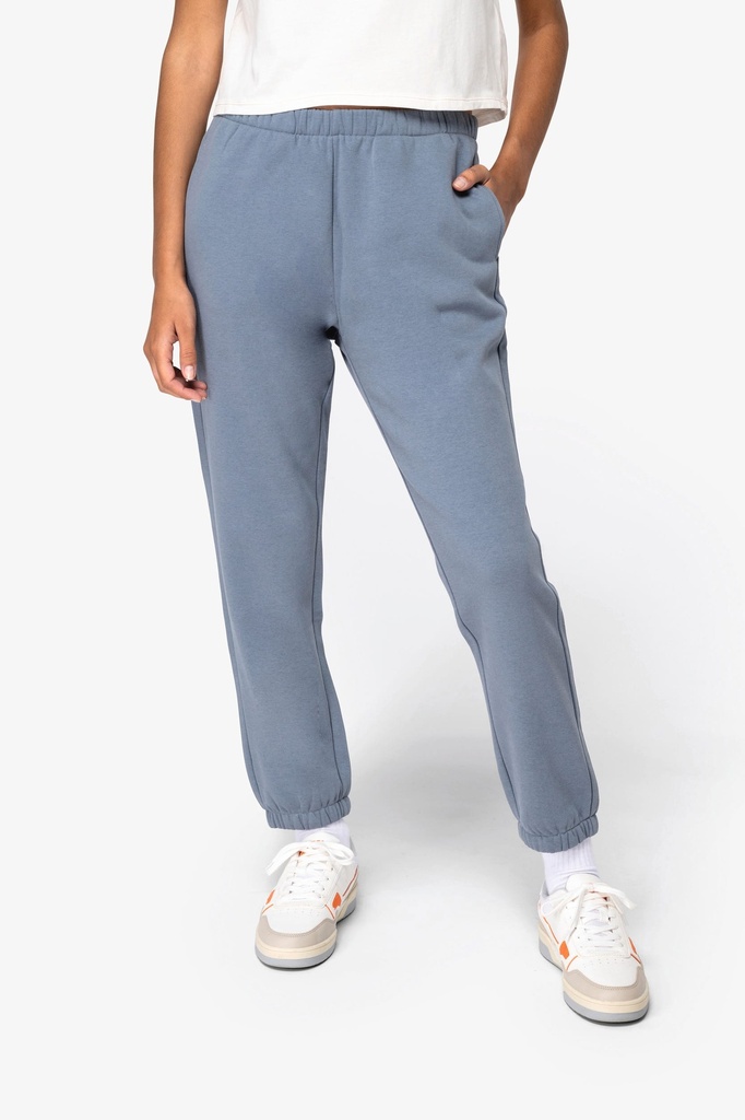 [NS722-Ivory-XS] NS722 - Pantalon de jogging écoresponsable femme  - Ivory (XS)