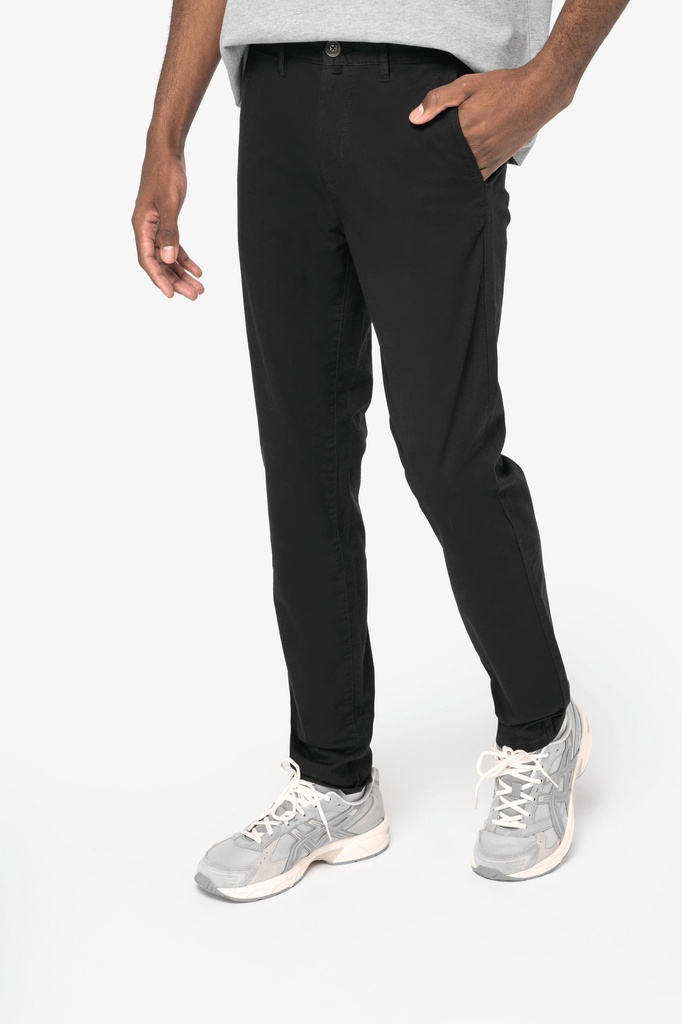 [NS736-MineralGrey-44FR] NS736 - Pantalon chino écoresponsable homme - MineralGrey (44FR)