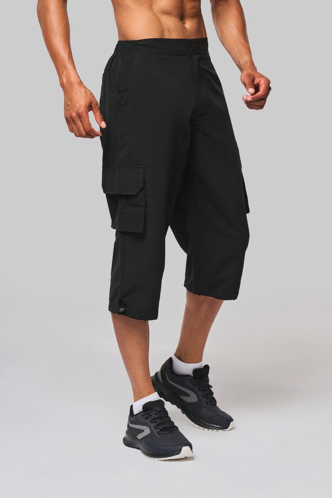 [PA1004-Black-S] PA1004 - Pantacourt loisirs  - Black (S)