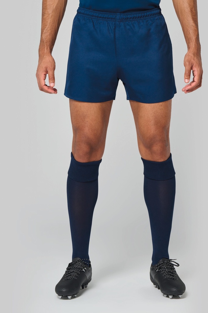 [PA136-White-XS] PA136 - Short de rugby unisexe - White (XS)
