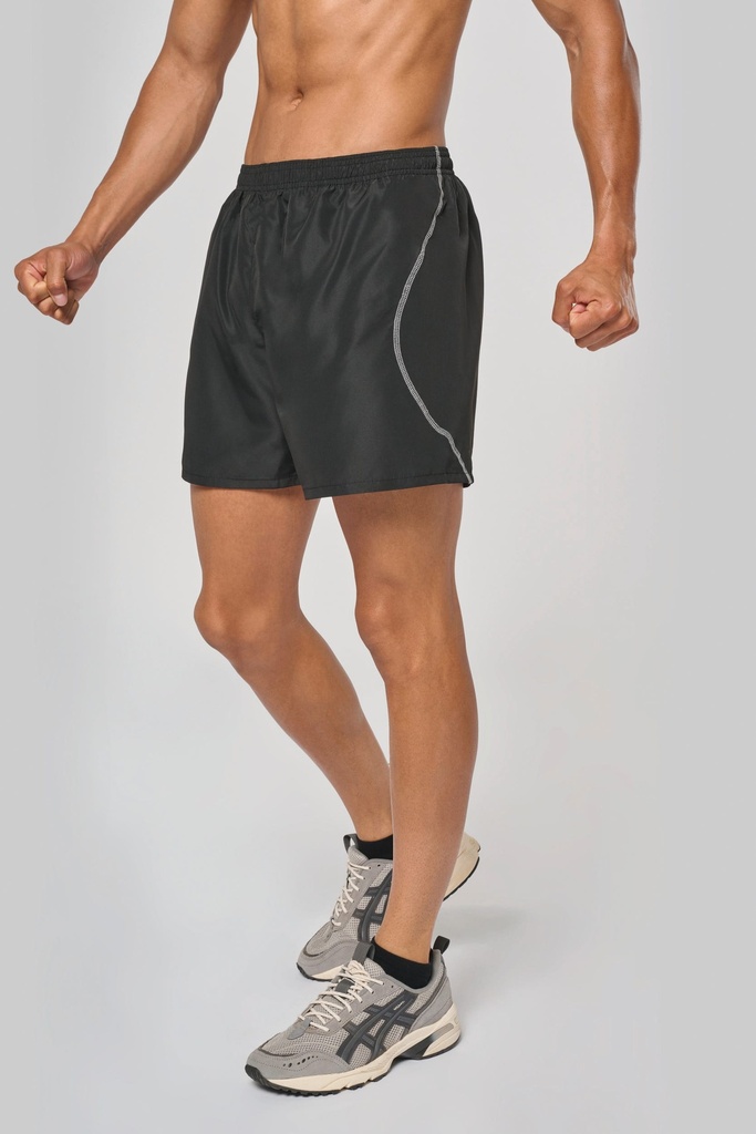 [PA157-Black-XL] PA157 - Short de sport unisexe - Black (XL)