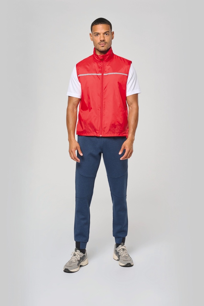 [PA234-RoyalBlue-S] PA234 - Runner - gilet d'entraînement dos filet unisexe - RoyalBlue (S)