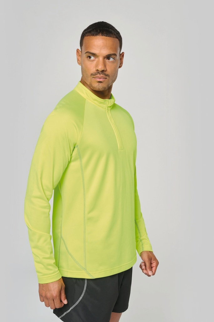[PA335-SportyRoyalBlue-XS] PA335 - Haut de sport manches longues ¼ zip homme - SportyRoyalBlue (XS)