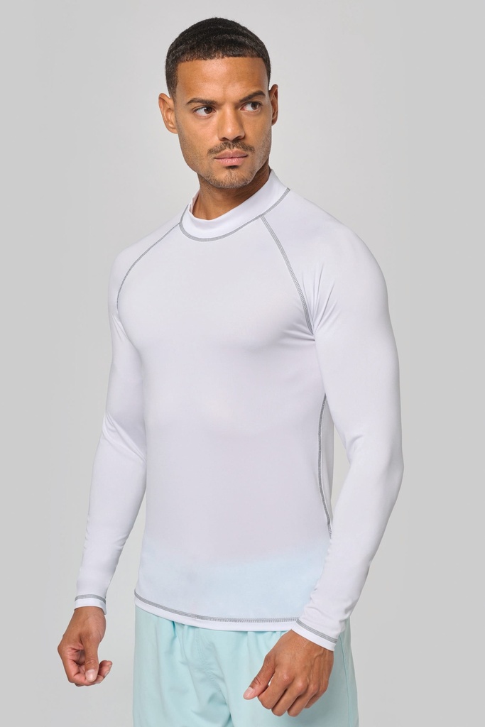 [PA4017-FluorescentYellow-XS] PA4017 - T-shirt technique à manches longues avec protection anti-UV unisexe - FluorescentYellow (XS)