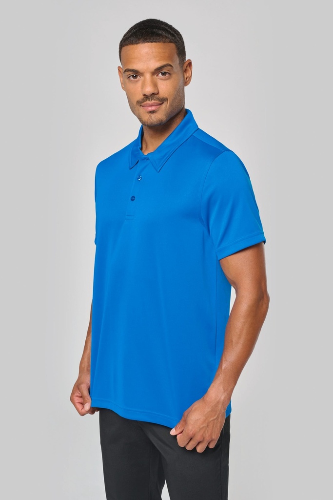 [PA482-GreyMelange-XS] PA482 - Polo sport manches courtes - GreyMelange (XS)