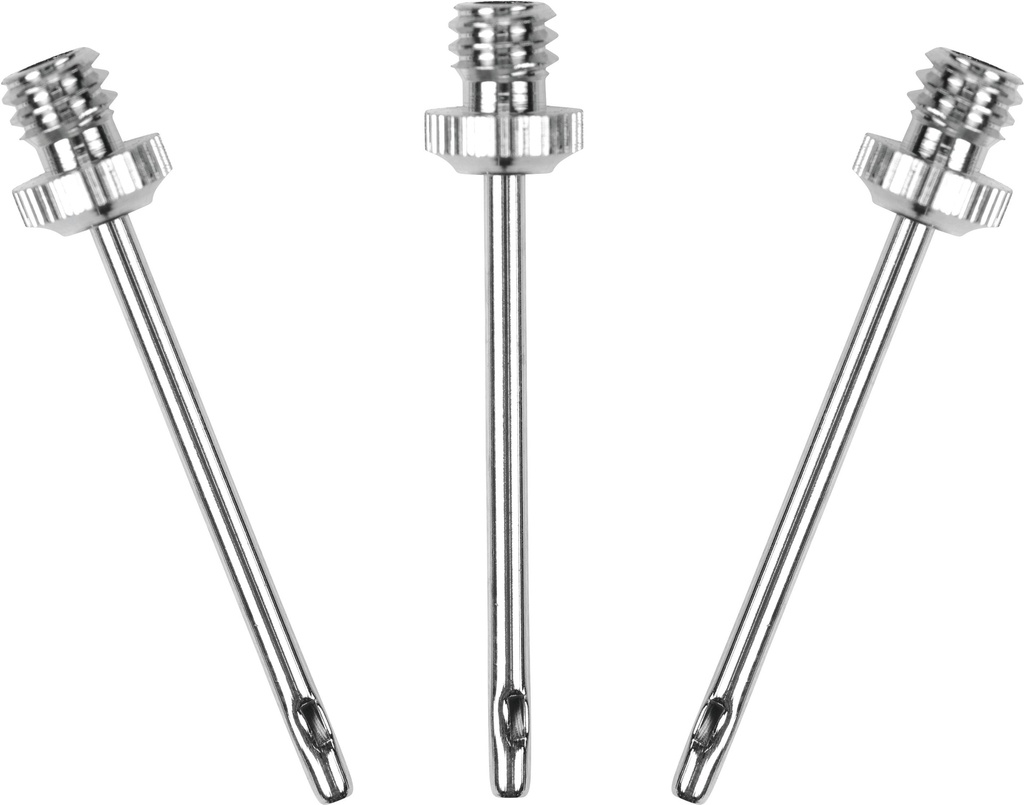 [PA698-Silver-OneSize] PA698 - Kit de 12 aiguilles à gonfler - Silver
