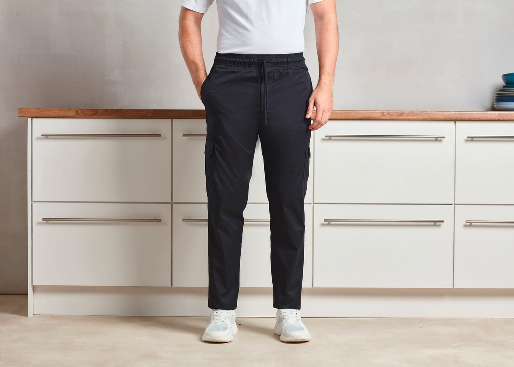 PR555 - Pantalon de chef "Essential" - Black
