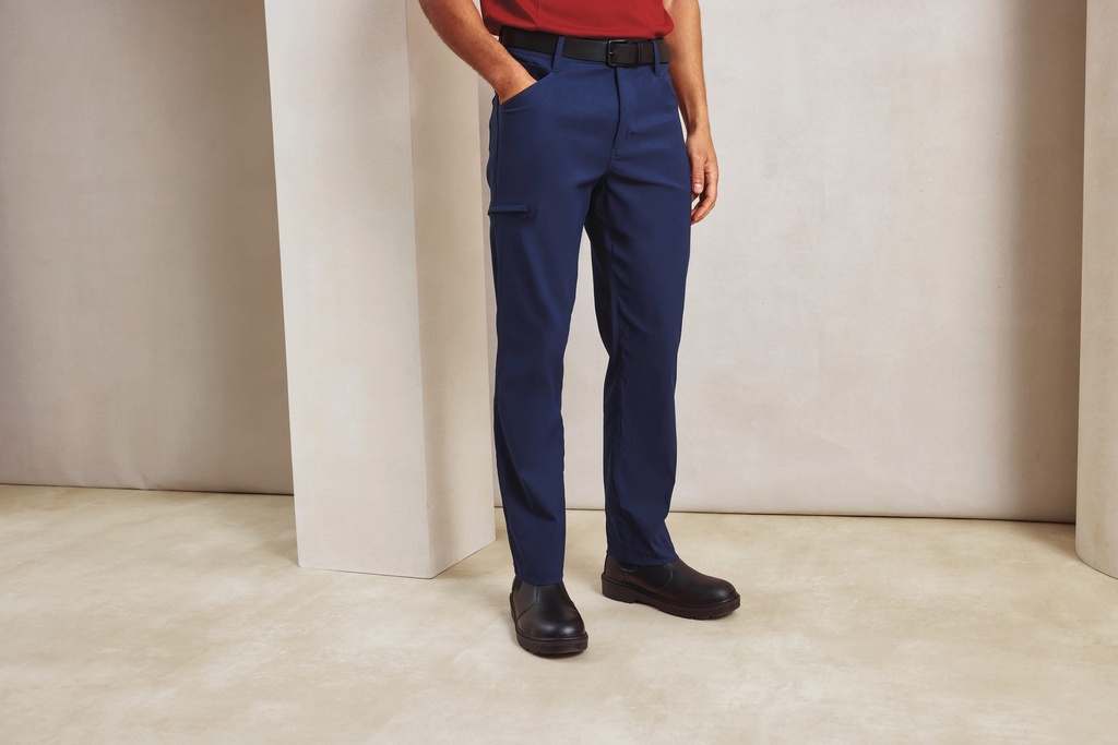 [PR566-Navy-XS] PR566 - Pantalon ADAPT Stretchchecker - Navy (XS)