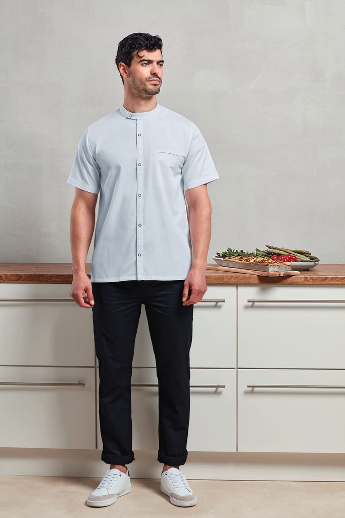PR904 - Veste chef cuisinier manches courtes  - White