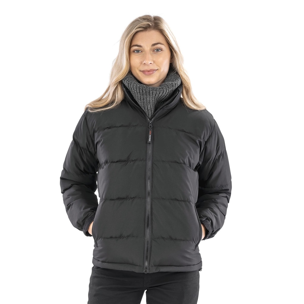 [R181F-Black-XS] R181F - Doudoune femme Holkham - Black (XS)