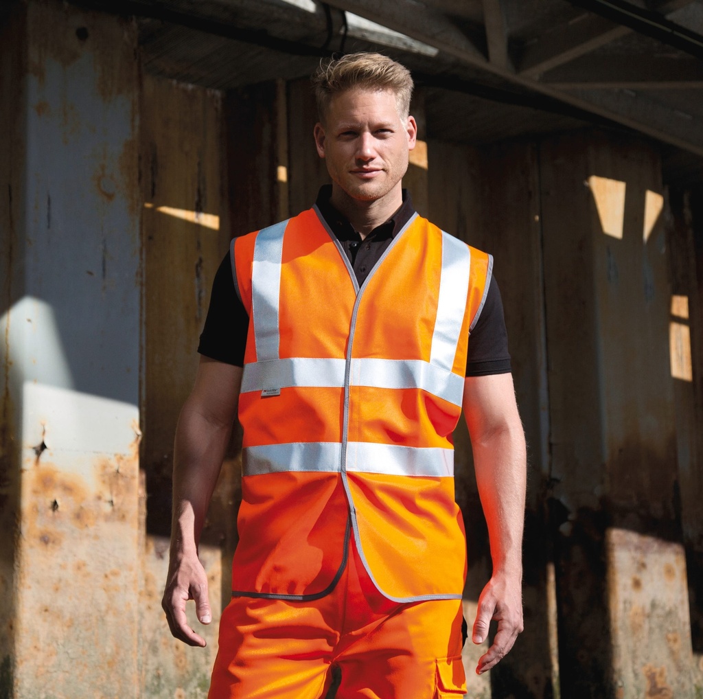 [R21-FluorescentYellow-2XL] R21 - Gilet de sécurité High Viz - FluorescentYellow (2XL)
