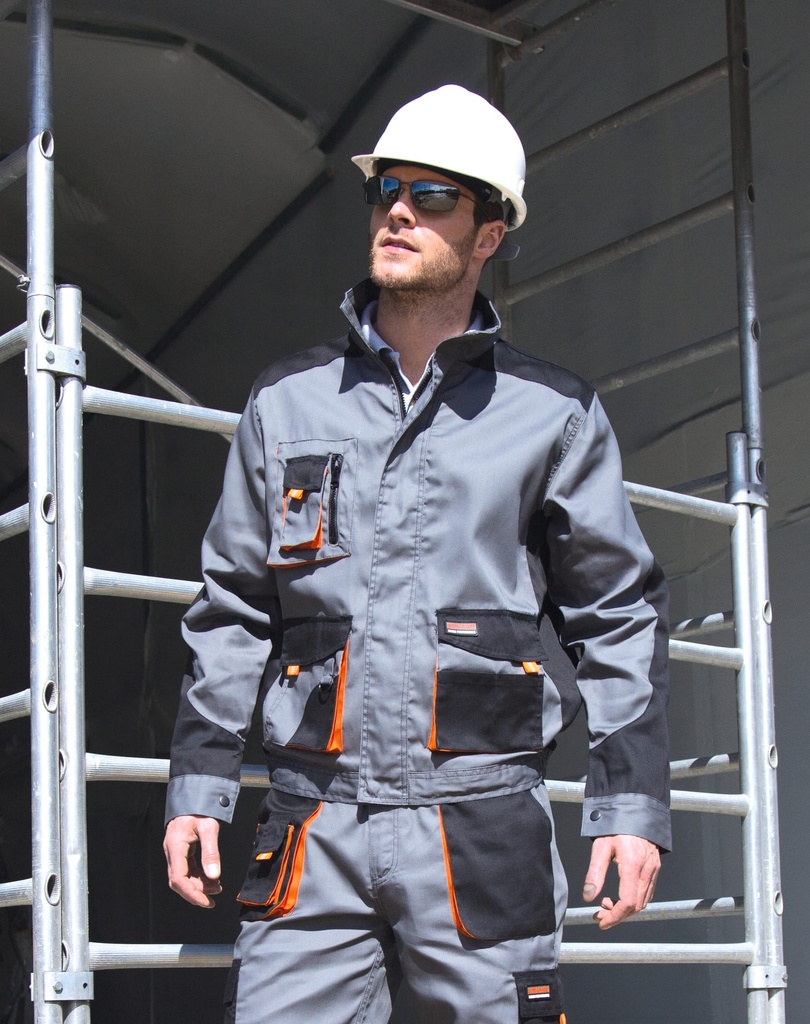 [R316X-Black_Grey_Orange-S] R316X - Veste Lite - Black_Grey_Orange (S)