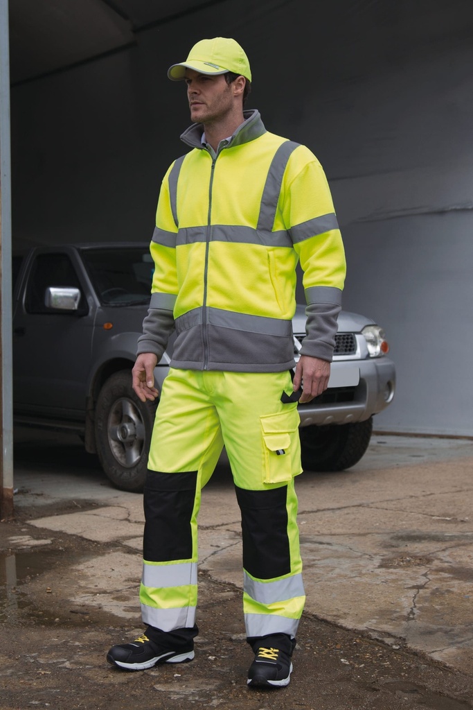 [R327X-FluorescentOrange-XS] R327X - Pantalon cargo de sécurité - FluorescentOrange (XS)
