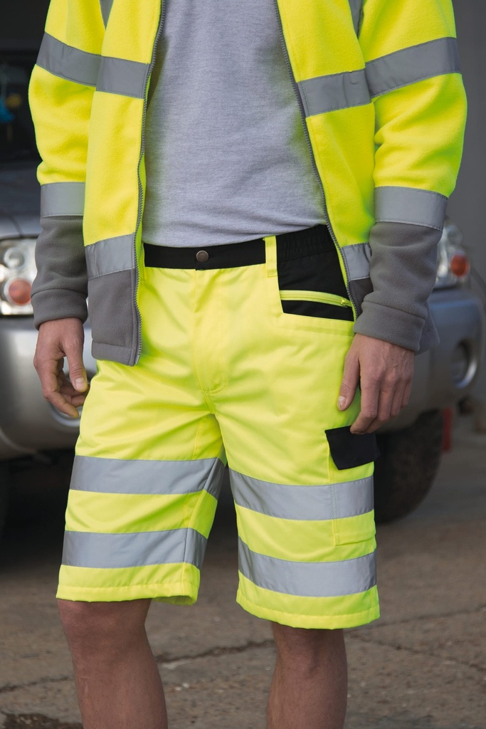 [R328X-FluorescentOrange-XS] R328X - Short cargo de sécurité - FluorescentOrange (XS)