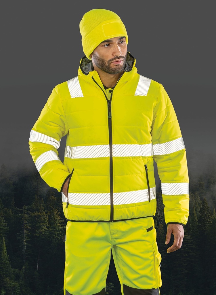 [R500X-Navy-S] R500X - Veste de sécurité recyclée ripstop padded - Navy (S)