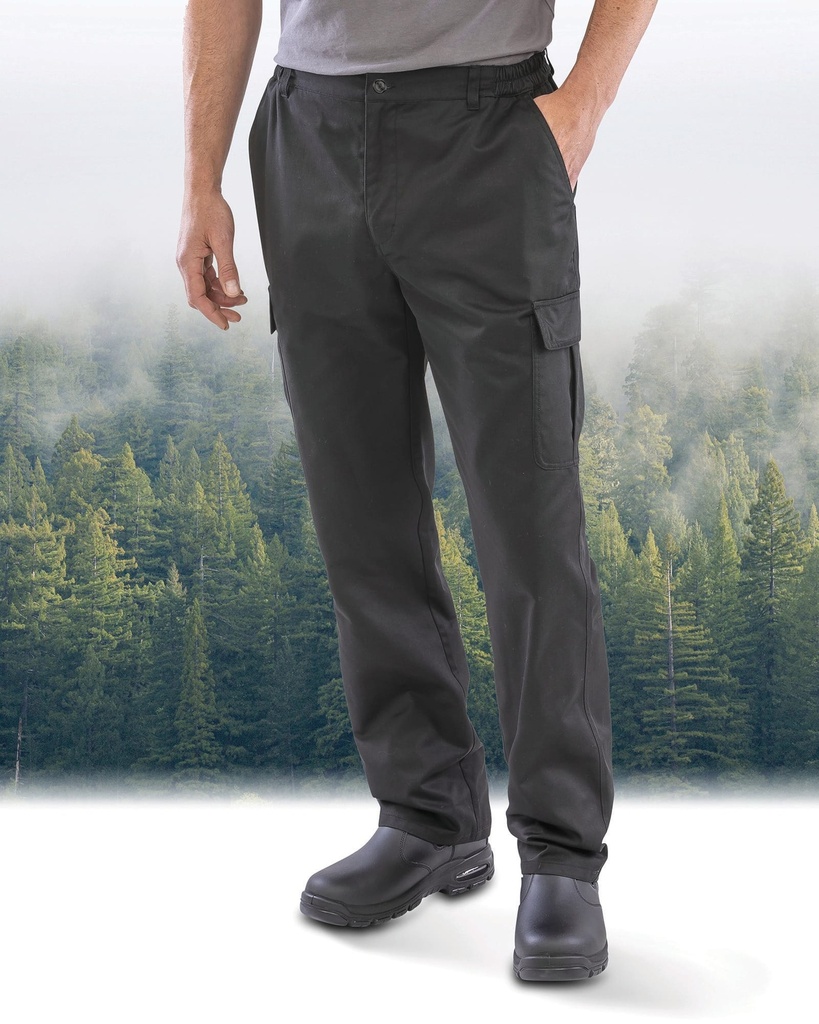 [R511X-Black-S] R511X - Pantalon utilitaire work-guard recyclé - Black (S)