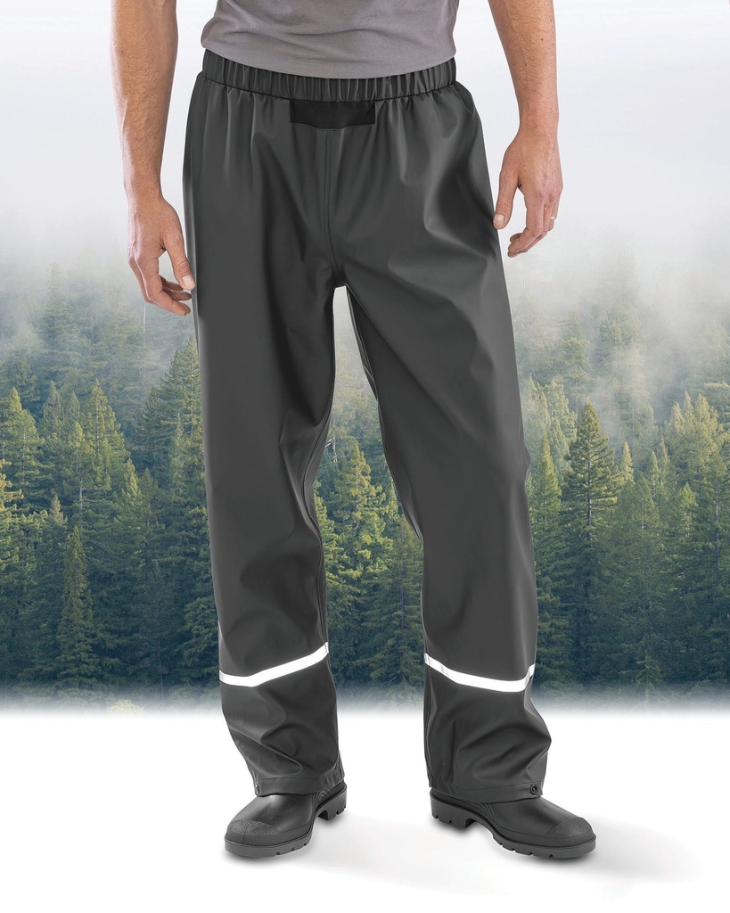 [R916X-Navy-S] R916X - Pantalon Prism PU waterproof avec bandes réfléchissantes - Navy (S)