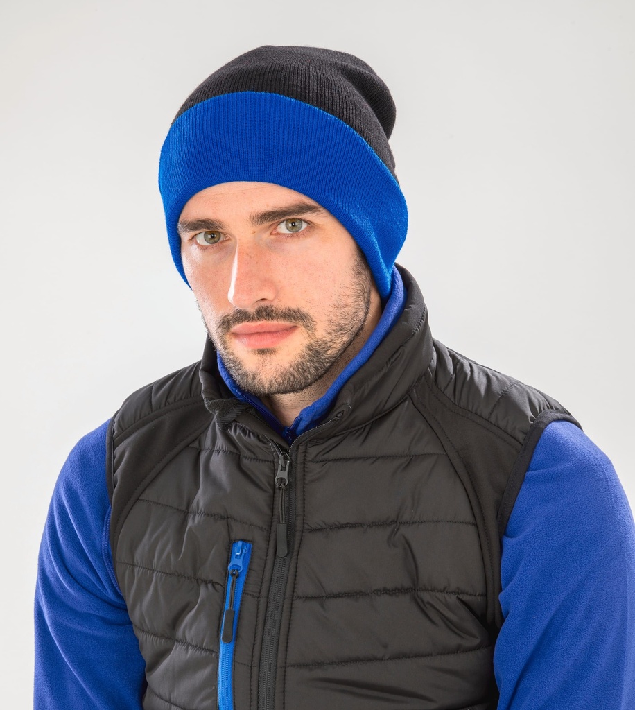[RC930X-Black_Red-OneSize] RC930X - Bonnet classique recyclé - Black_Red