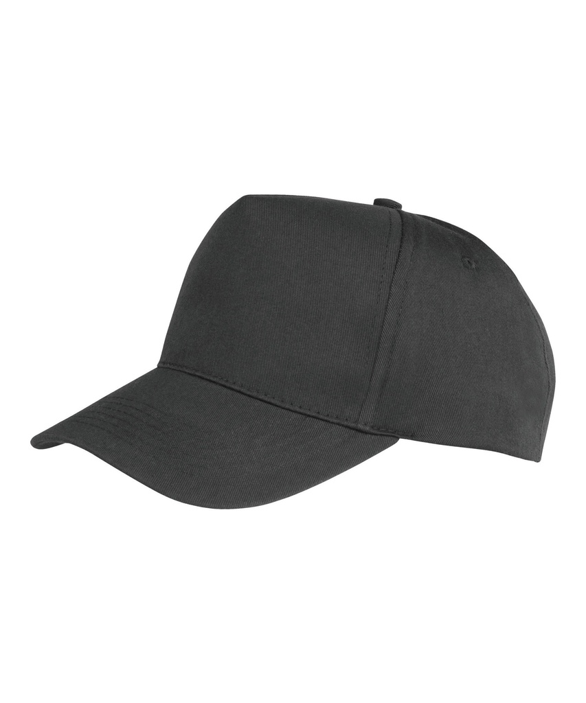 [RC984J-Red-OneSize] RC984J - Casquette recyclée 5 panneaux enfant - Red
