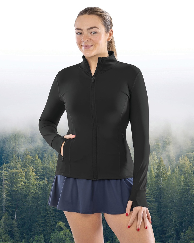 [S798F-White-XS] S798F - Veste de fitness pour femmes - White (XS)