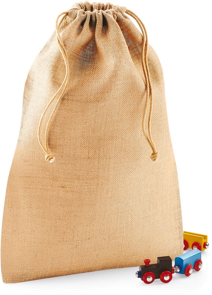 W415 - Sac à cordelette en jute - Natural