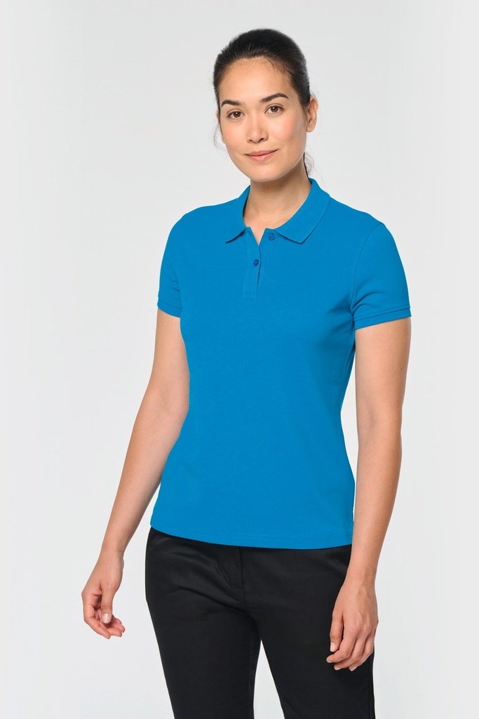 WK275 - Polo manches courtes femme - Chocolate