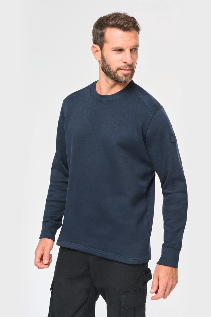 [WK4001-ForestGreen-XS] WK4001 - Sweat-shirt manches montées homme - ForestGreen (XS)