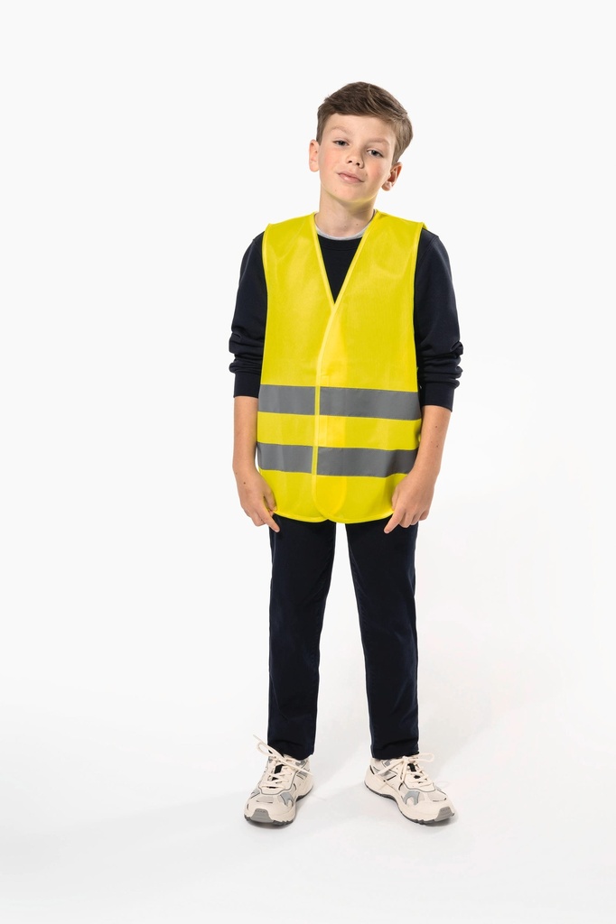[WK617-HiVizOrange-10/12ans] WK617 - Gilet de visibilité enfant - HiVizOrange (10/12 ans)